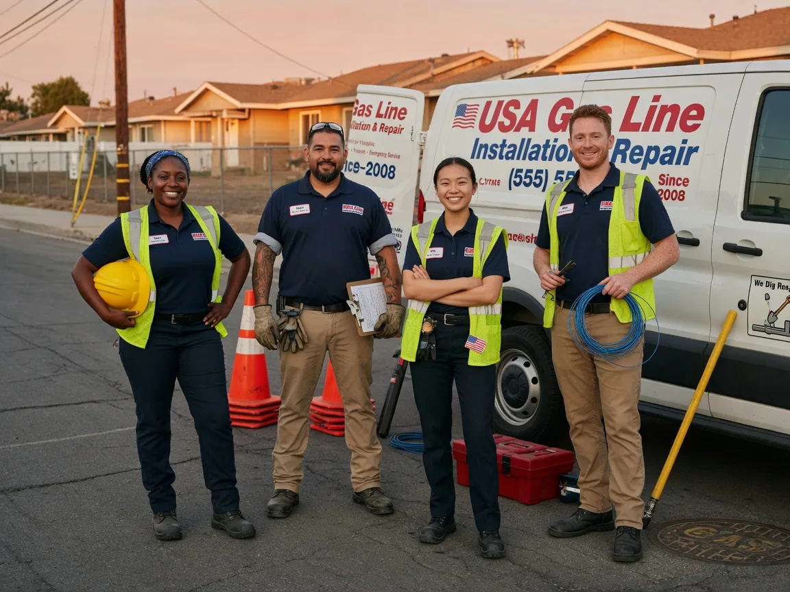 Gas Line Installation company in New Goshen, IN