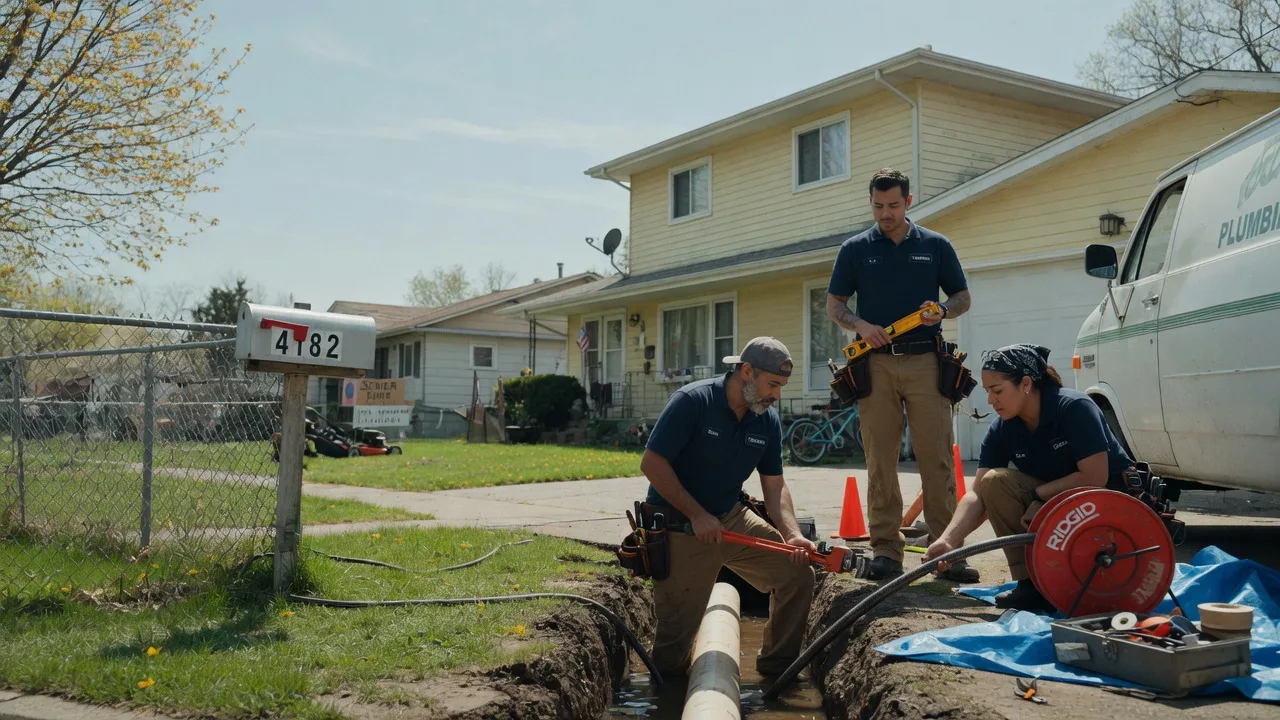 Gas Line Repair in New Goshen, IN near me